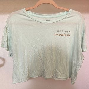 PINK Cropped Tee